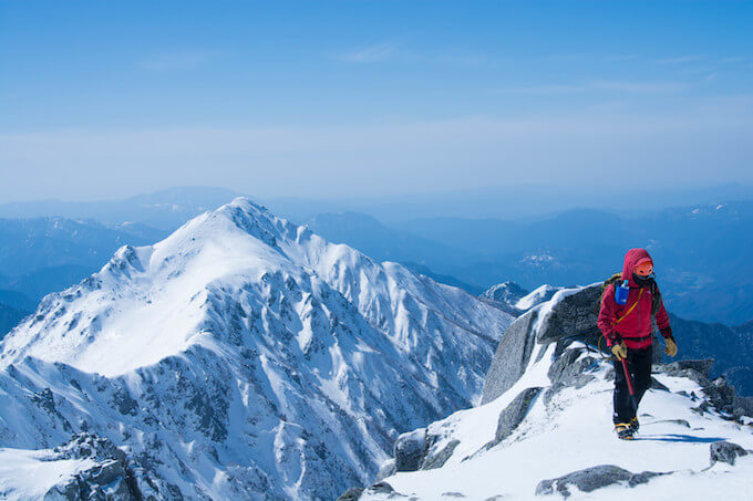 雪山の登山